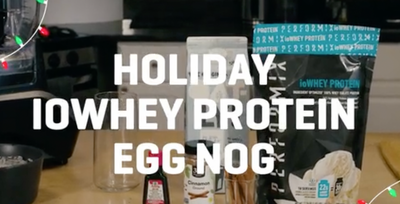 Holiday ioWHEY Protein Egg Nog